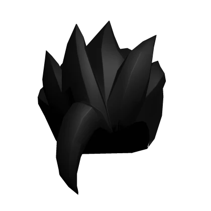 Black Saiyan Anime Hair