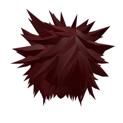 Red Spiky Anime Hair