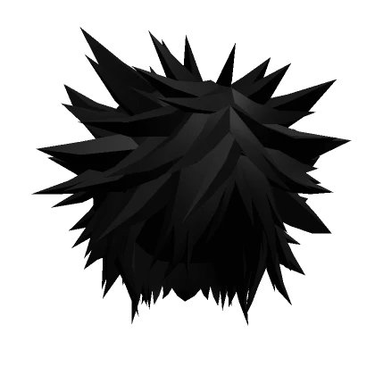 Black Spiky Anime Hair