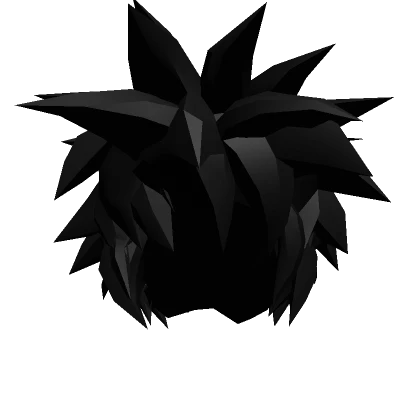 Black Spiky Anime Hair