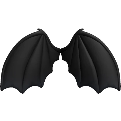 Cute Demon Wings - Vampire Black