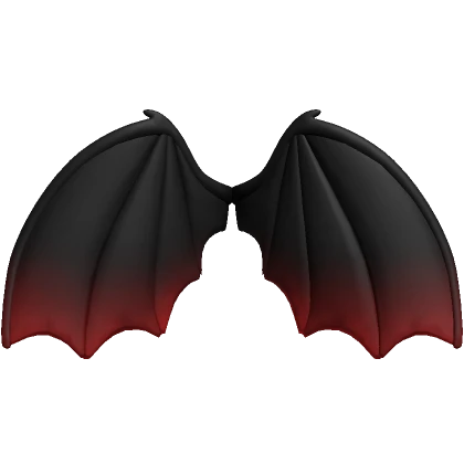 Cute Demon Wings - Black & Red