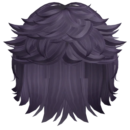 Fluffy Layered Messy Cool Boy Hair (Dark Purple) 