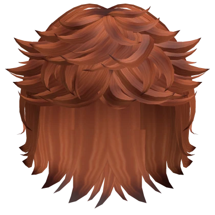 Fluffy Layered Messy Cool Boy Hair (Ginger) 