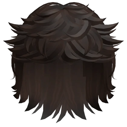 Fluffy Layered Messy Cool Boy Hair (Dark Brown) 