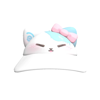 Kawaii Candy Cat Hat Blue 