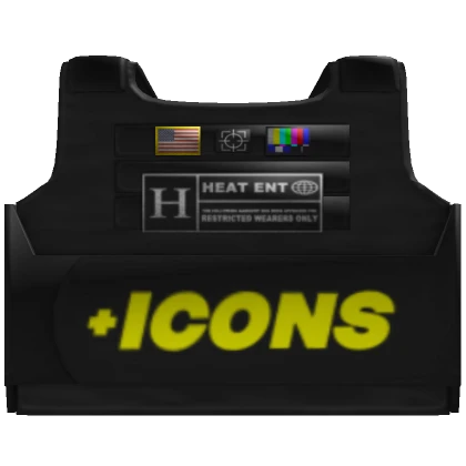 [1.0] ICONS BLACK FASHION VEST