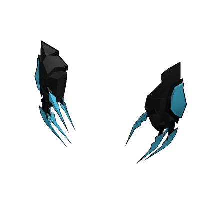 Cyan Anime Claws