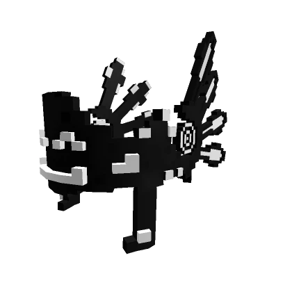 8-Bit Valkyrie Helm (Black and White)