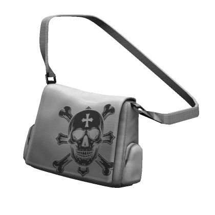 y2k white skull bag [1.0]