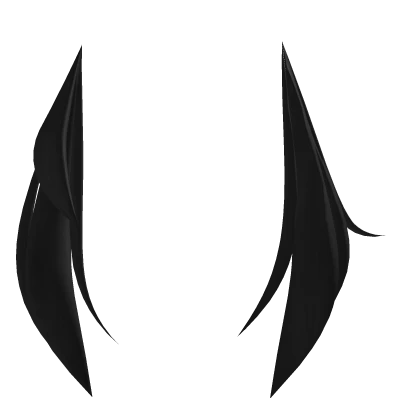 Asymmetrical black tails