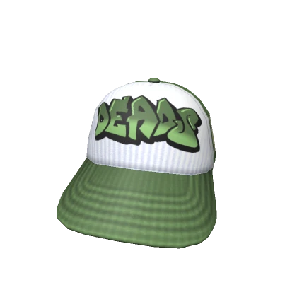 White&Green Y2K Deads cap