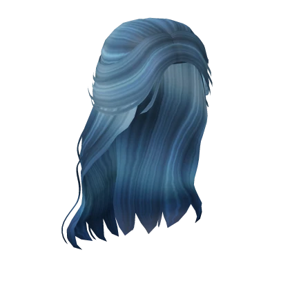 Flower Girl Half Up Wavy Braid in Ocean