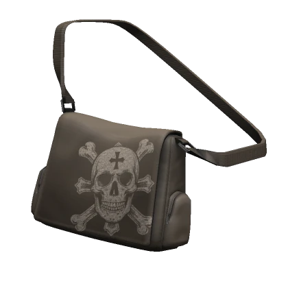 y2k brown skull bag [1.0]