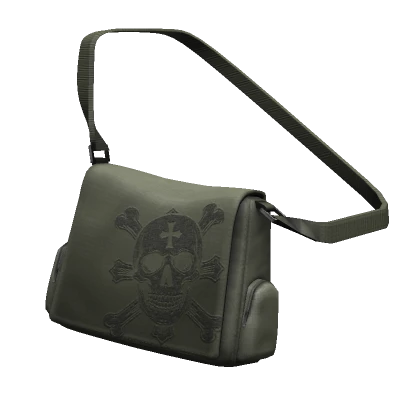 y2k green skull bag [1.0]