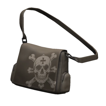 y2k brown skull bag [3.0]