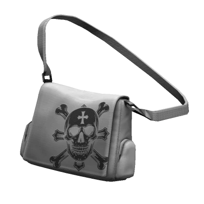 y2k white  skull bag [3.0]