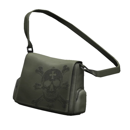 y2k green skull bag [3.0]