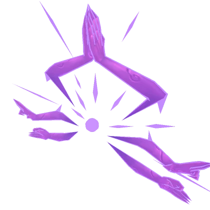 Prayer Arms of Purple Flames