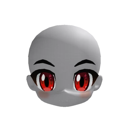 Chibi Head Neckless Red Eyes