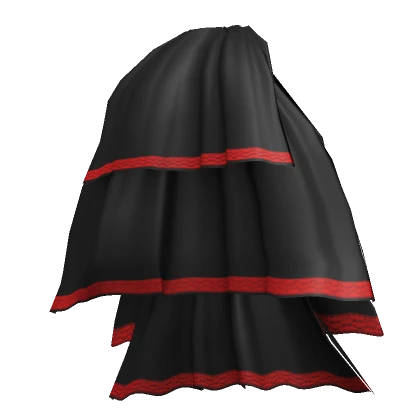 Vampire Jabot (Red Black) [Halloween]