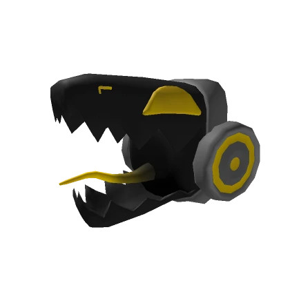 Screaming Protogen Mask Yellow