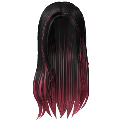 Y2K Diva Hair with Braid Strands - Black Hot Pink