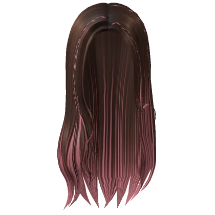 Y2K Diva Hair with Braid Strands - Brown & Pink