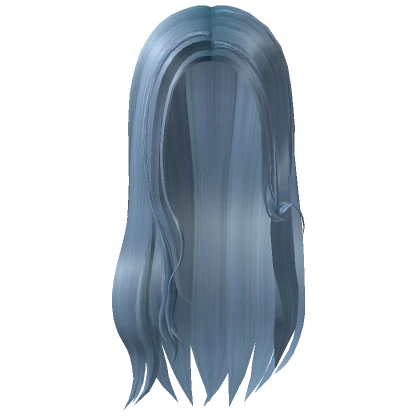 Y2K Diva Hair with Braid Strands - Light Blue