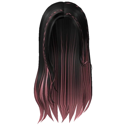 Y2K Diva Hair with Braid Strands - Black & pink