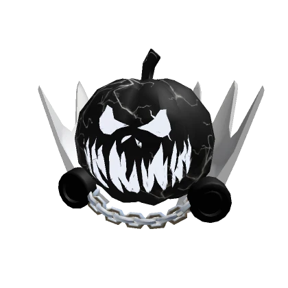 Scary Halloween Pumpkin [White]