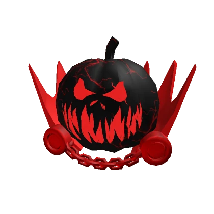 Scary Halloween Pumpkin [Red]