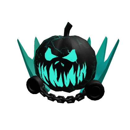 Scary Halloween Pumpkin [Cyan]