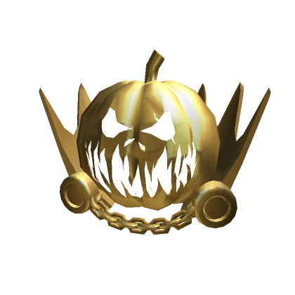 Scary Halloween Pumpkin [Gold]