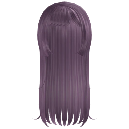 Adorable Wispy Straight Hair Purple