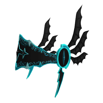 Cyan Vampire Helm