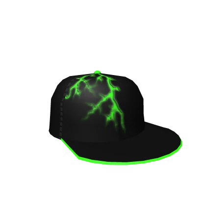 Green Lightning Cap