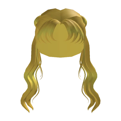 Sailor Moon Bun Pigtails in Golden Blonde