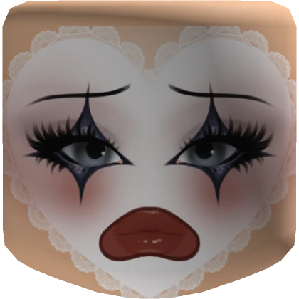 Sad Jester Makeup Light Skin Tone