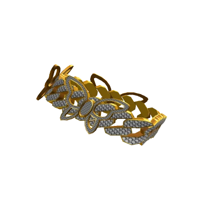 SG| Sadity Gold Butterfly Cuban Bracelet (R)