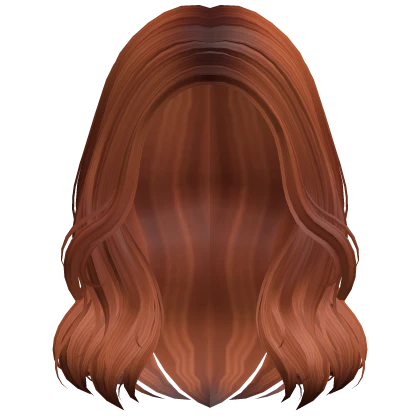 Short Wavy Autumn Girl Hair (Ginger)