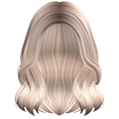 Short Wavy Autumn Girl Hair (Platinum)