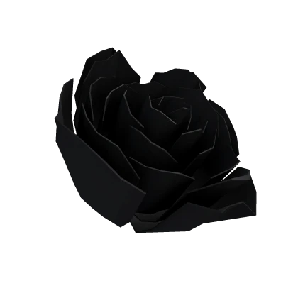 Black Rose Hair Clip