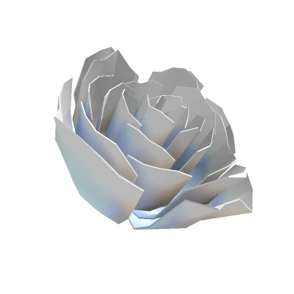 White Rose Hair Clip