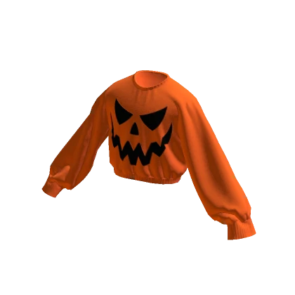 Halloween Cropped Sweater