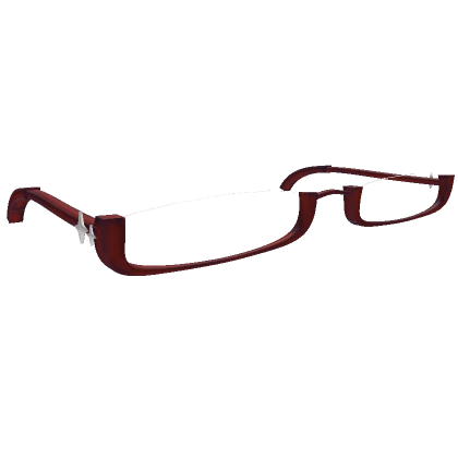 Chibi doll obustar glasses [Red]