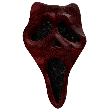 Rhinestone WasaKitty Mask (Red)