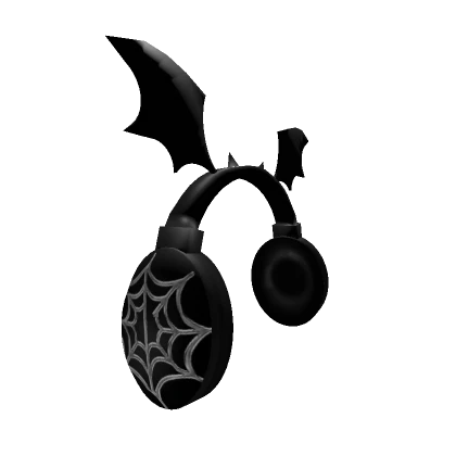 [Halloween] Bat Wing Web Headphones