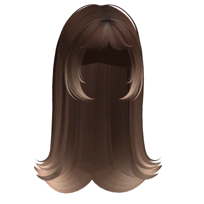 Long Sleek Vamp Hair w/ Bangs (Brown Blonde)