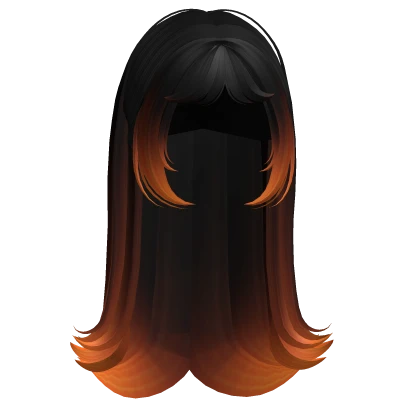 Long Sleek Vamp Hair w/ Bangs (Halloween)